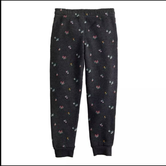 NWT Toddler Girl Jumping Beans Puff Sleeve Crewneck Sweatpants Joggers 4T - Picture 1 of 6